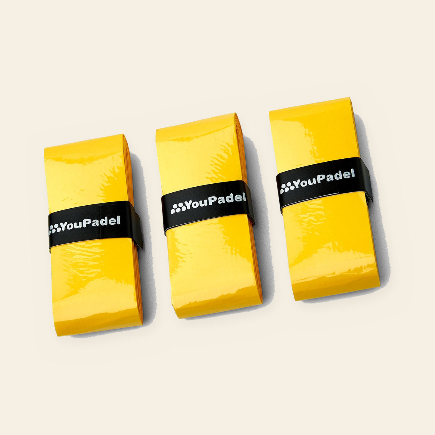 YouPadel Grip overgrips 3-Pack - Yellow