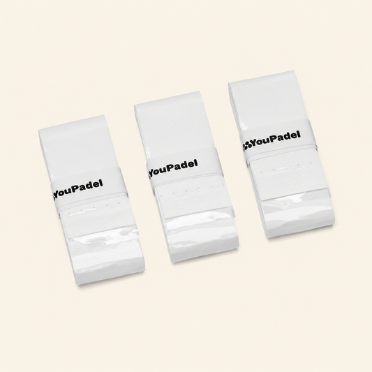 YouPadel overgrips 3-Pack - Snow White