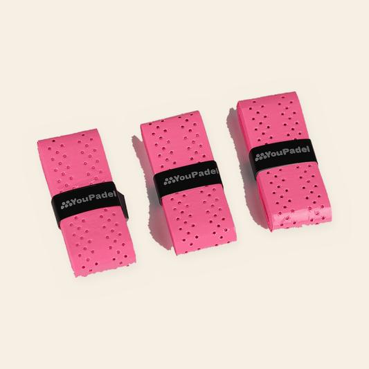 YouPadel AIR overgrips 3pack - shock pink