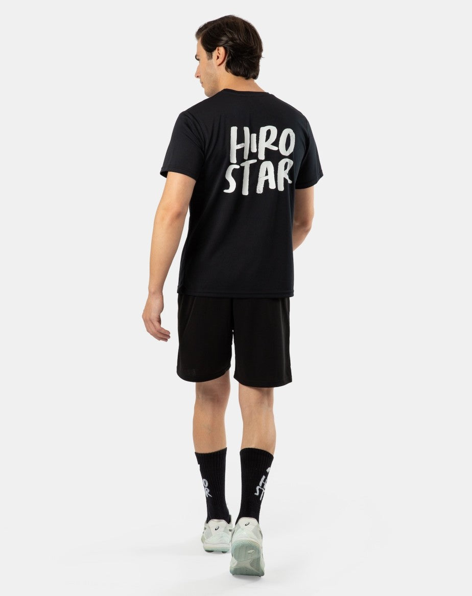 Hirostar Street Padel T-shirt - Black