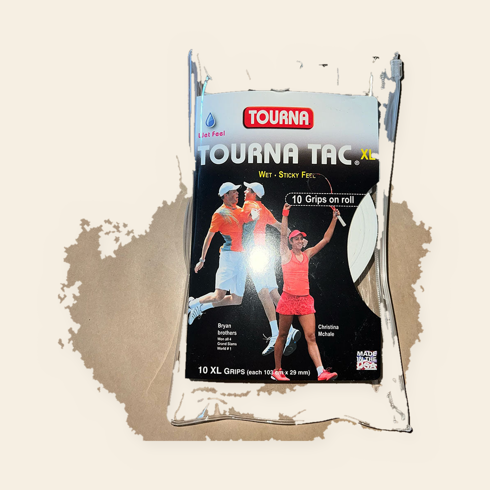 Tourna grip XL - 10pack (Sticky-white)